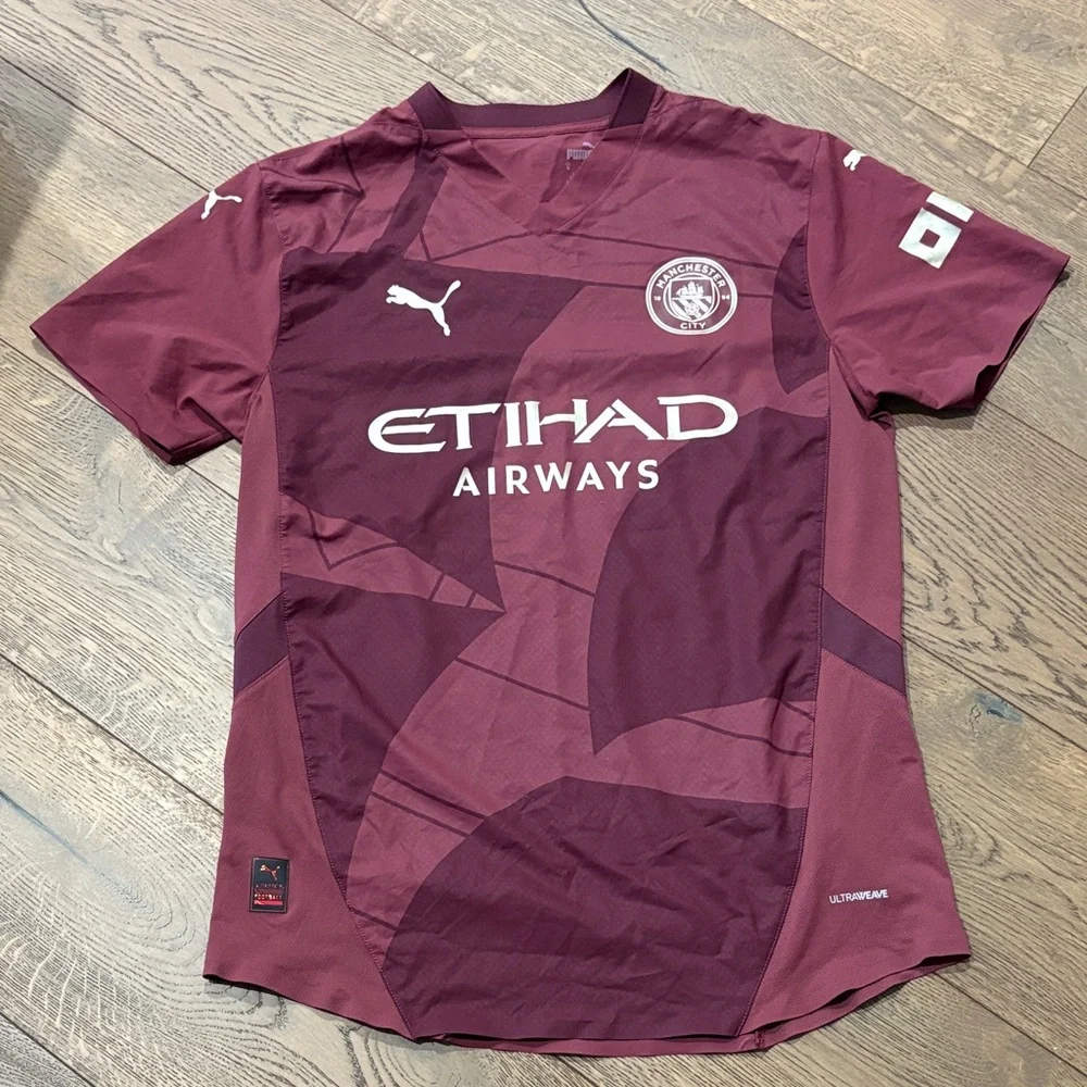 Manchester City Men’s Puma Soccer Jersey Medium